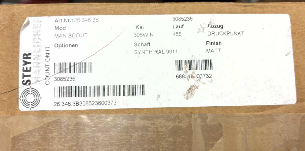 Factory New Steyr Scout 308 Win Rifle No Reserve!-img-8