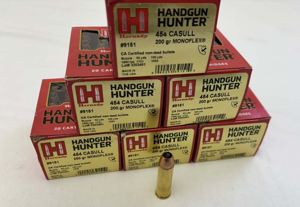 Hornady Handgun Hunter 454 Casull 200gr Monoflex -img-3