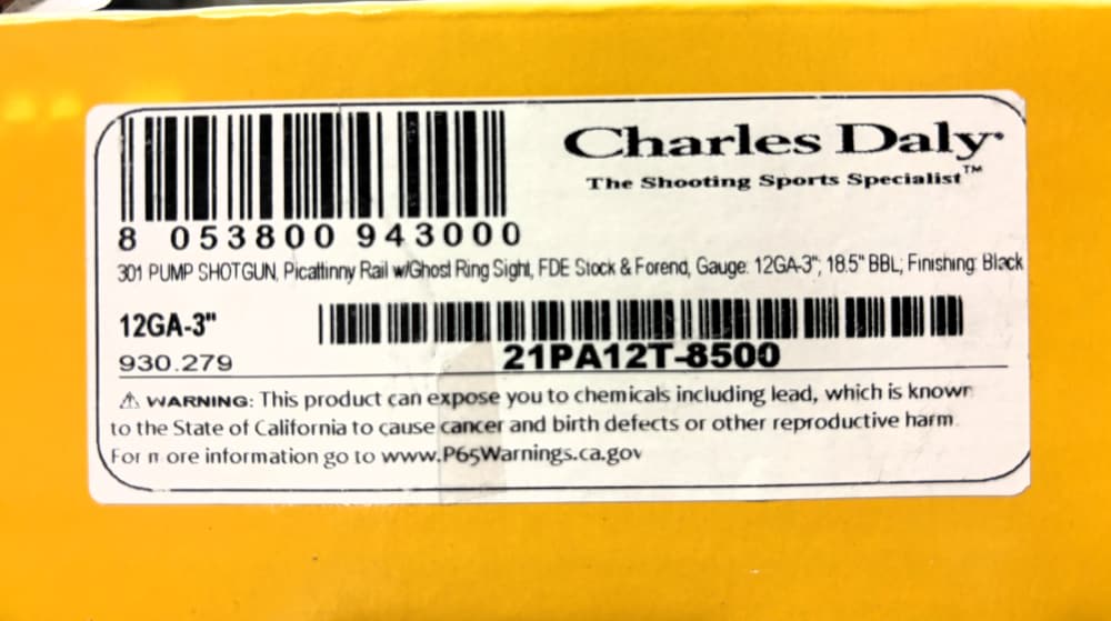 Factory New Charles Daly 301 Tactical 12 Ga Shotgun No Reserve!-img-7