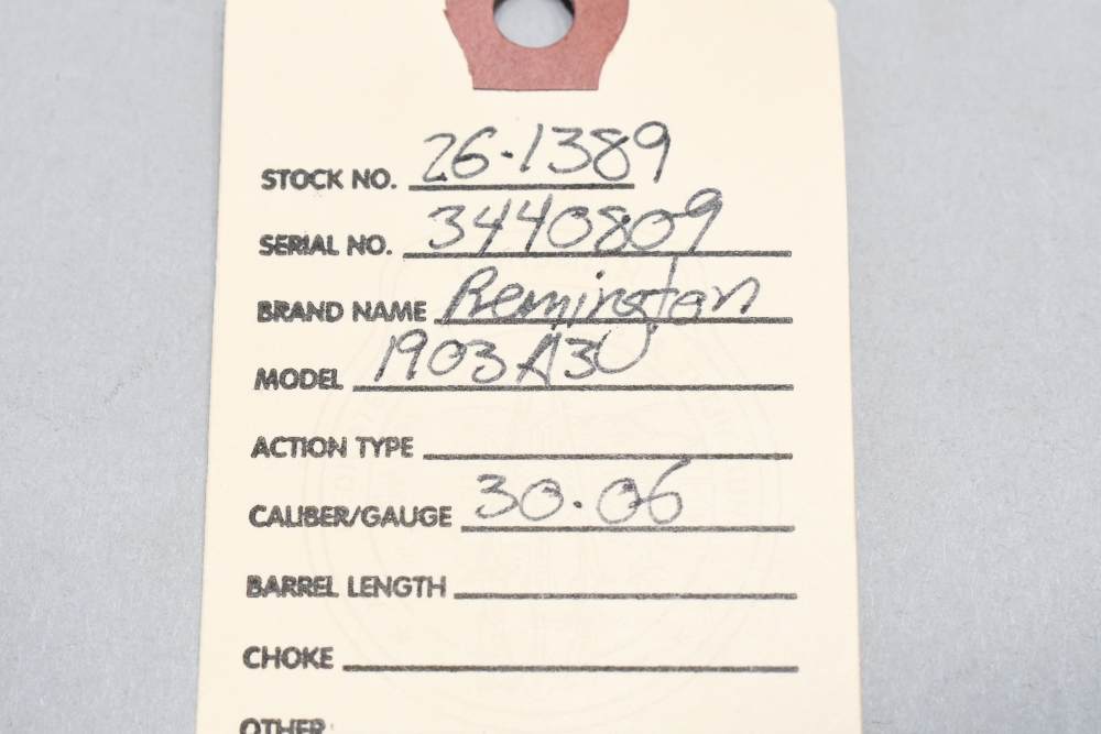 Nice US Remington Model 03-A3 Bolt Action Rifle 30-06 24" W 1-43 BRL C&R-img-1