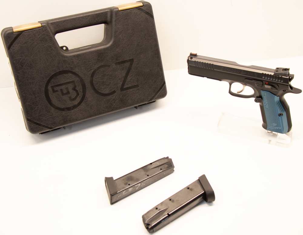 LNIB CZ Shadow 2 Semi-Auto DA/SA Pistol 9mm / 4.7" / 17 Rd. Blue Grips-img-0