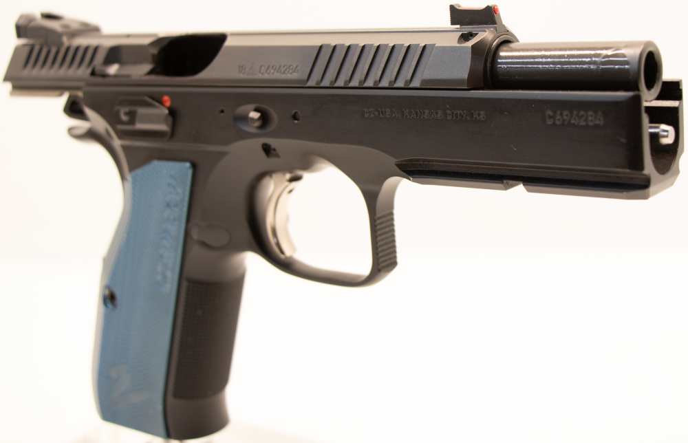 LNIB CZ Shadow 2 Semi-Auto DA/SA Pistol 9mm / 4.7" / 17 Rd. Blue Grips-img-3