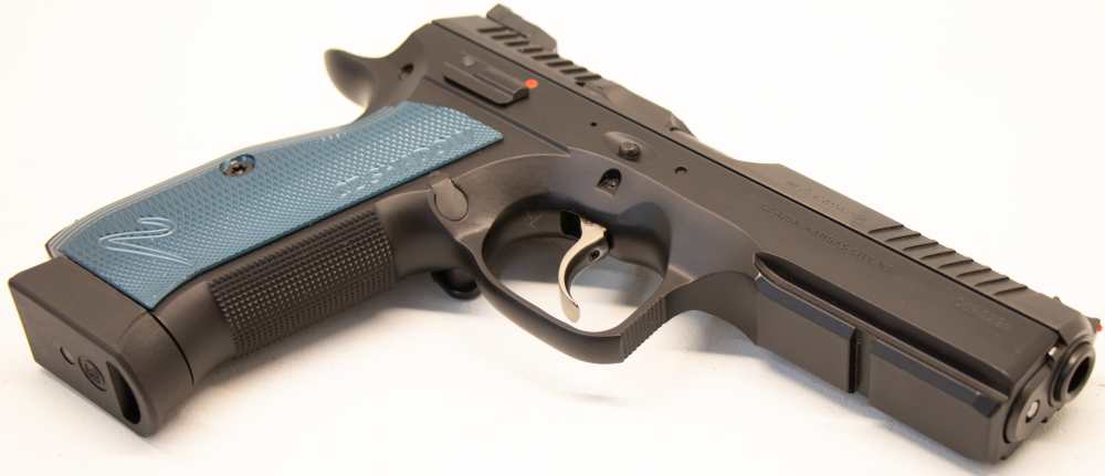 LNIB CZ Shadow 2 Semi-Auto DA/SA Pistol 9mm / 4.7" / 17 Rd. Blue Grips-img-4
