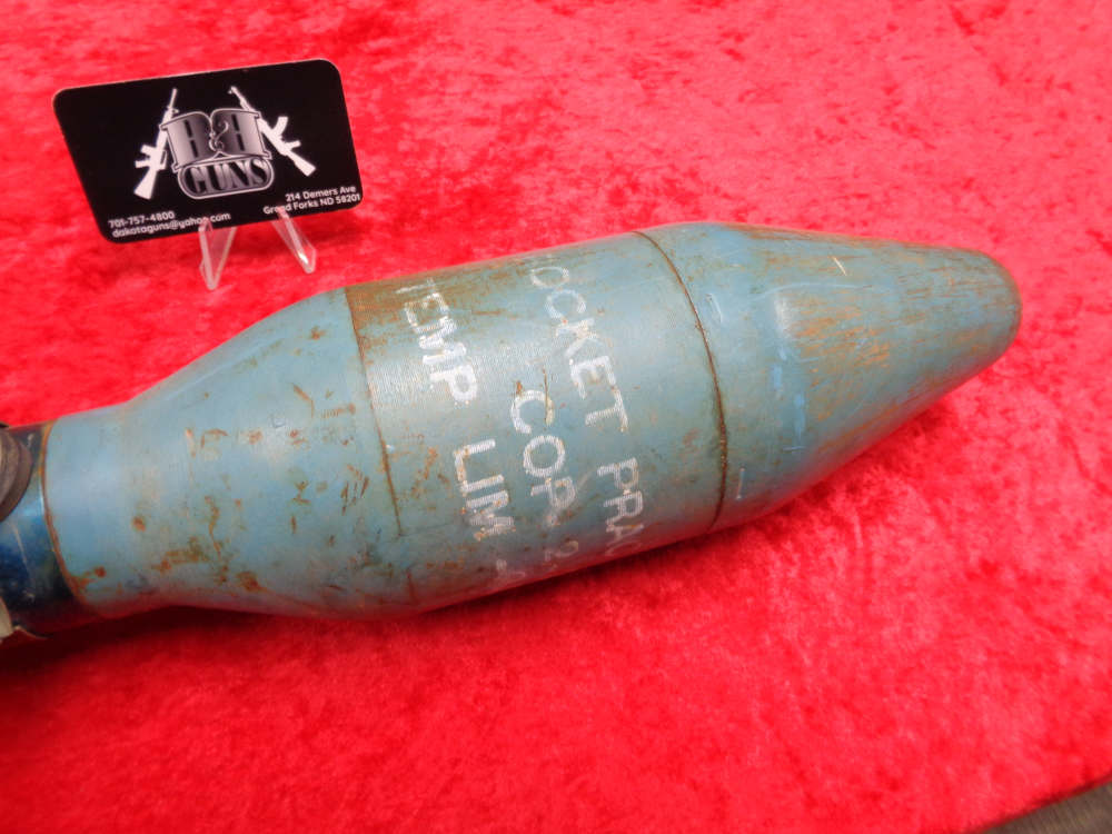 1953 US M20 M29A2 Super BAZOOKA ROCKET M-405 Practice Dummy Inert Round RPG-img-6