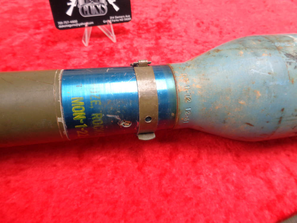 1953 US M20 M29A2 Super BAZOOKA ROCKET M-405 Practice Dummy Inert Round RPG-img-4