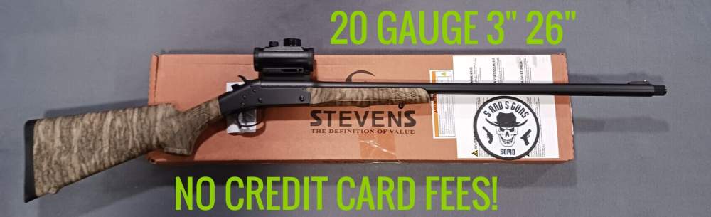 SAVAGE 301 TURKEY 20 GAUGE 3" 26" RED DOT SINGLE SHOT SHOTGUN NEW-img-0