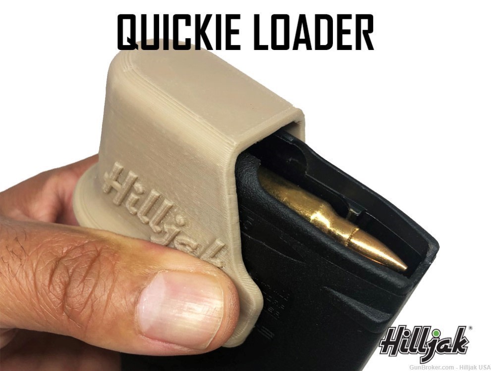 AR-15 Magazine Speed Loader, Hilljak Quickie Loader - QL556 Dark Earth-img-0