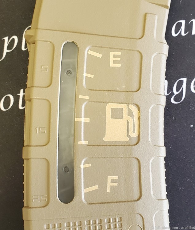 Empty/Full Gas Gauge Laser Engraved PMAG MCT AR15 magazine-img-0