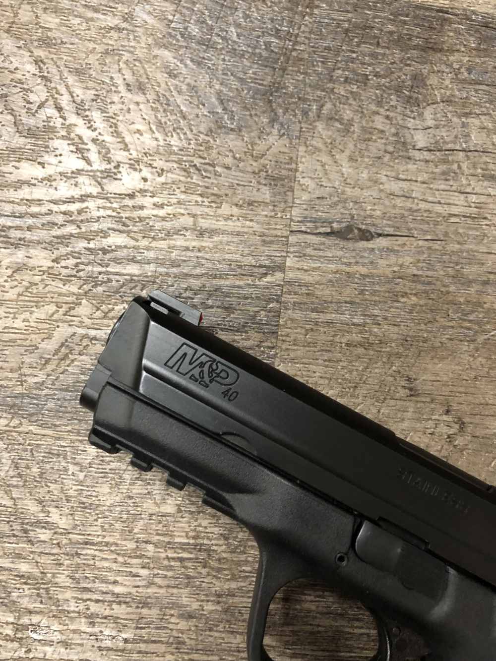 Smith & Wesson S&W M&P40 4.25" Semi Auto 15 Round Mag Full Size Fiber Sight-img-5
