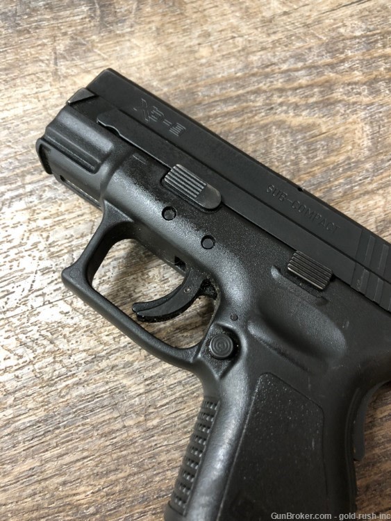 Springfield Armory XD-9 9mm Sub Compact Pistol w One Mag Hard Case EXTRAS!-img-7