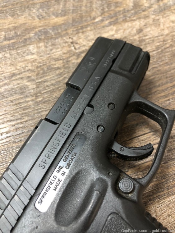 Springfield Armory XD-9 9mm Sub Compact Pistol w One Mag Hard Case EXTRAS!-img-10