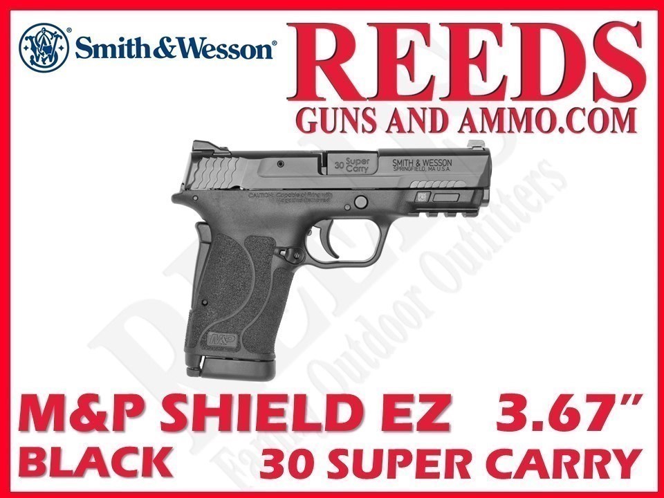Smith & Wesson Shield EZ Black NTS 30 Super Carry 3.67in 2-10rd 13459 -img-0