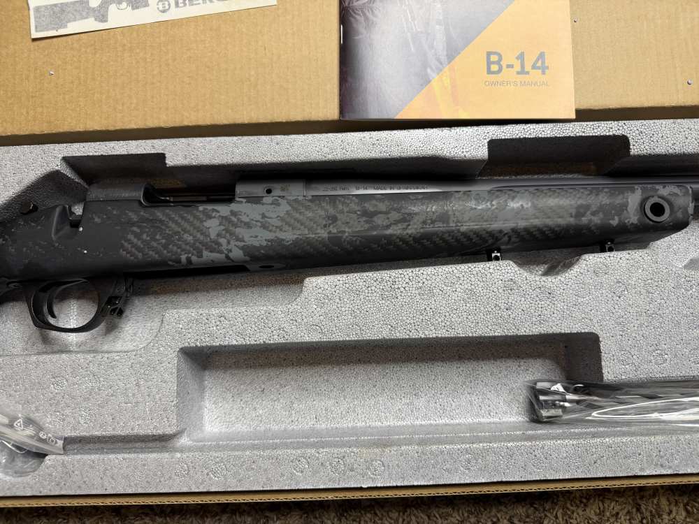 NIB Bergara B14 Square Crest 22-250 20” Fluted Sniper Grey NICE! TRADES!-img-3