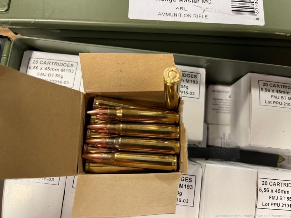 Prvi Partizan Rangemaster 5.56mm NATO M193 55gr FMJBT 1000 rd lake city-img-3