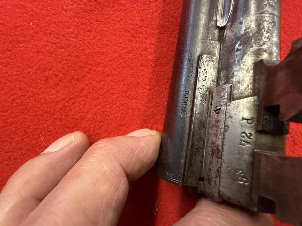 German Ehrhardt Lauf 16ga/8x52 Drilling.-img-13