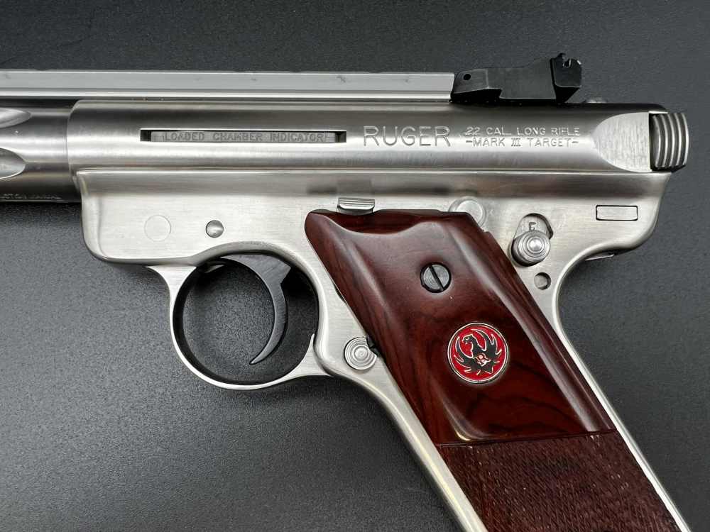 Ruger Mark III Hunter .22 LR – Stainless 6.88" Fluted Barrel Excellent Cond-img-8