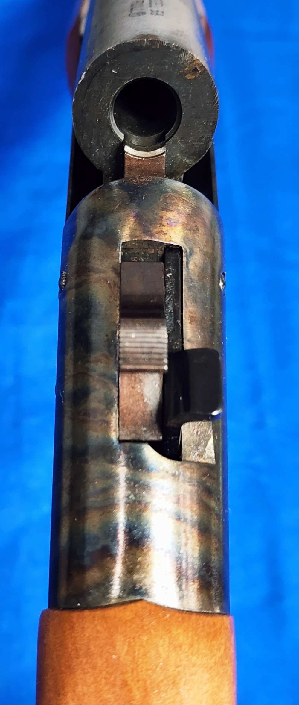 1979 H&R TOPPER MODEL 5D .410 26" CASE HARDENED, EXC COND-img-15