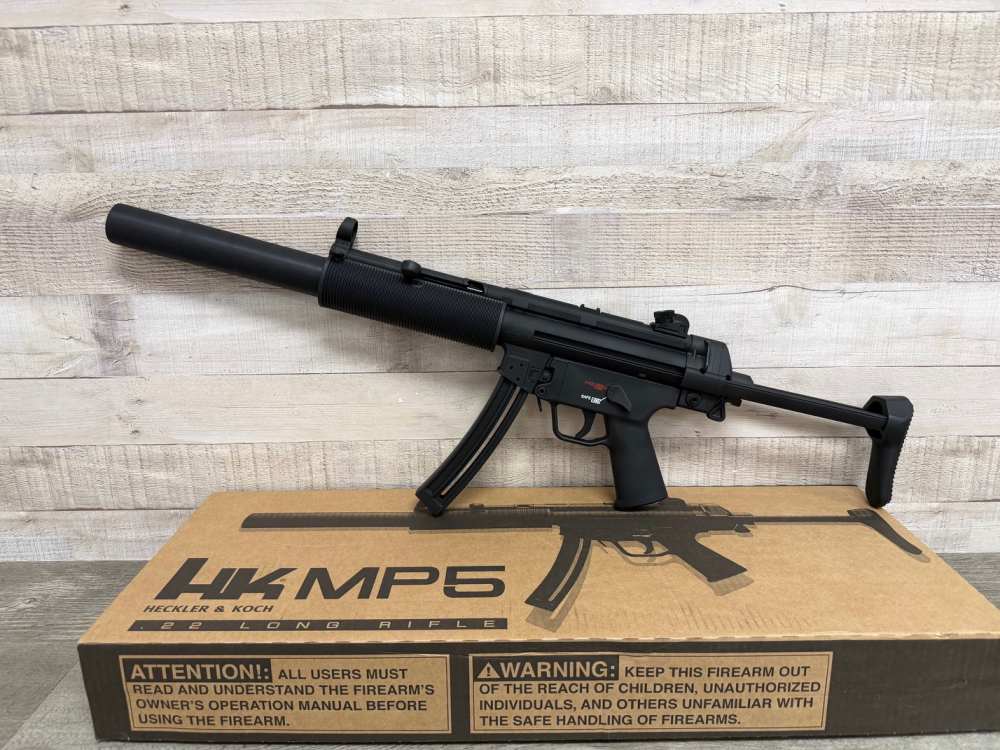 HECKLER & KOCH H&K MP5 22LR RIFLE FAUX SUPPRESSOR 81000468 BRAND NEW-img-6