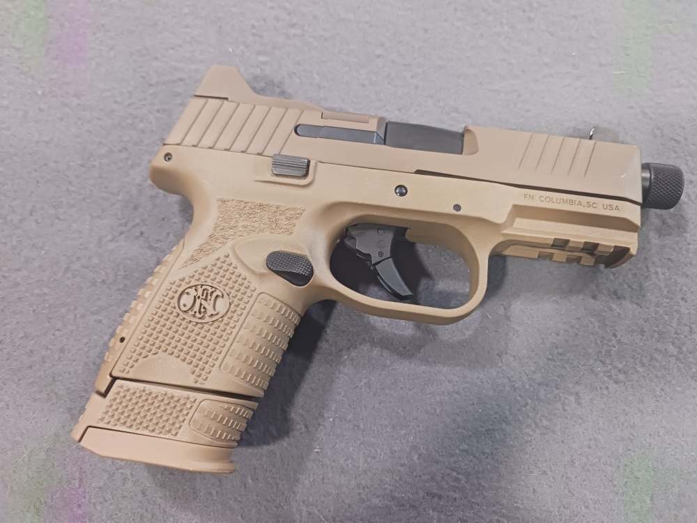 FN 509 COMPACT TACTICAL 9MM 3-MAGS FDE SEMI AUTO PISTOL USED-img-6