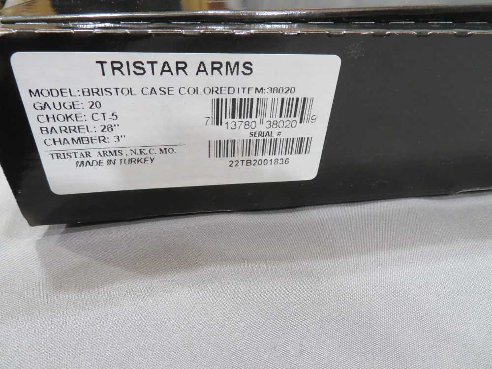 TriStar Bristol Side by Side 20 ga LNIB-img-39
