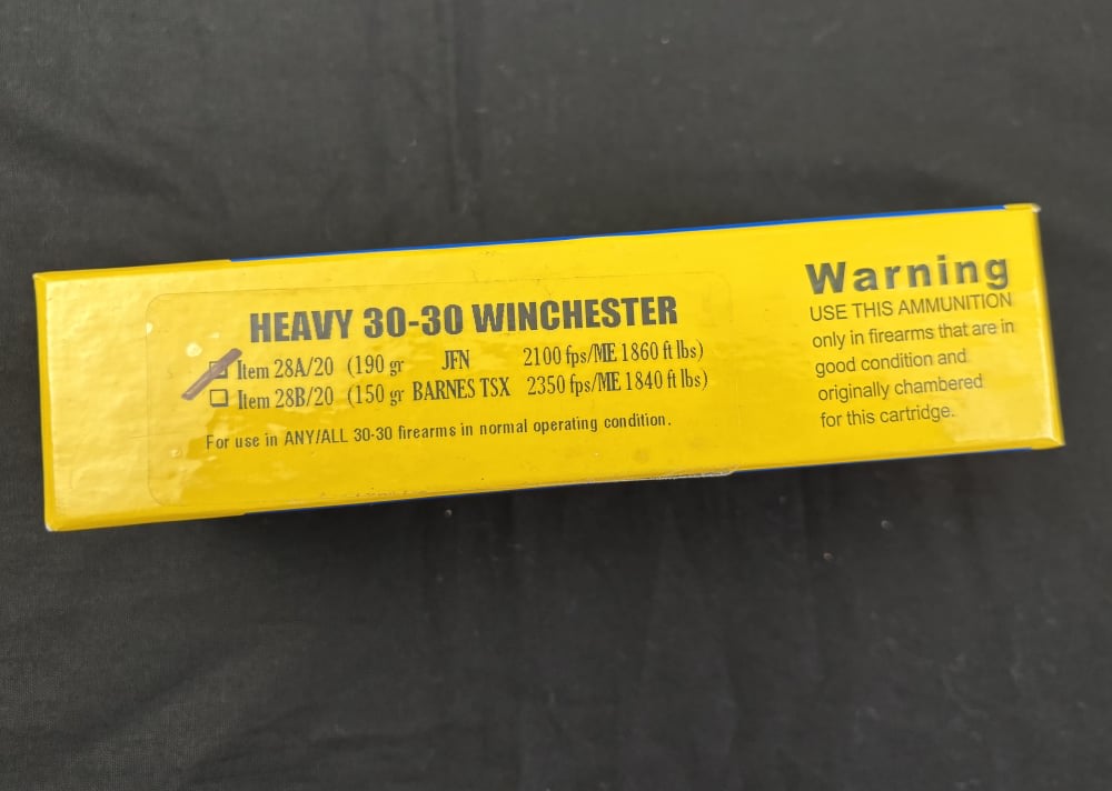 Buffalo Bore 30-30 Win 190 Grain Semi-Jacketed Flat Point 28A/20-img-1