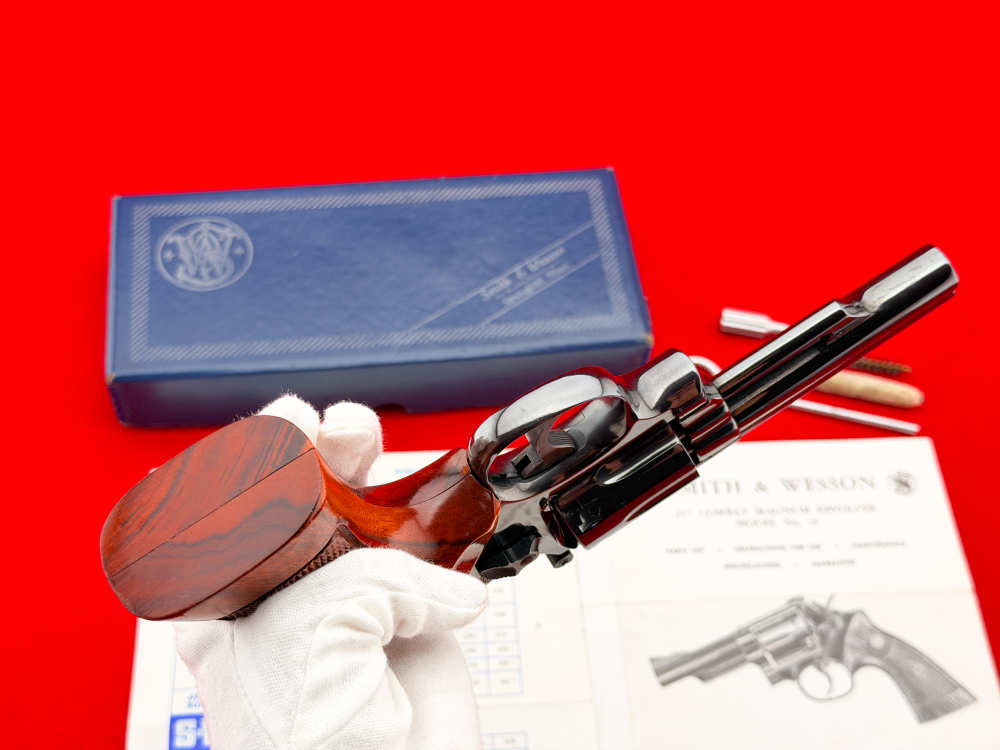 1971 Smith & Wesson Model 19-3 Combat Magnum 4" Blued .357 Magnum w/ Box-img-22