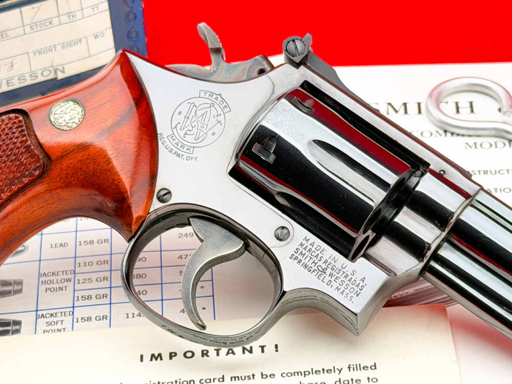 1971 Smith & Wesson Model 19-3 Combat Magnum 4" Blued .357 Magnum w/ Box-img-12