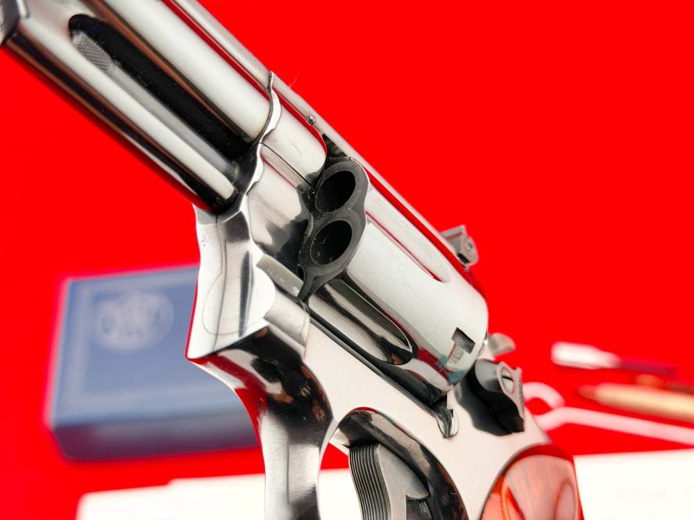 1971 Smith & Wesson Model 19-3 Combat Magnum 4" Blued .357 Magnum w/ Box-img-26