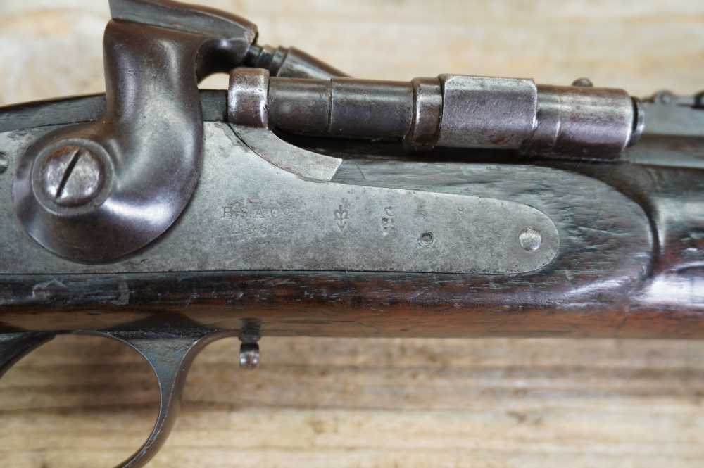BSA Snider MK 2 Sergeants Pattern 2-band short rifle 1866 no Nepal markings-img-12