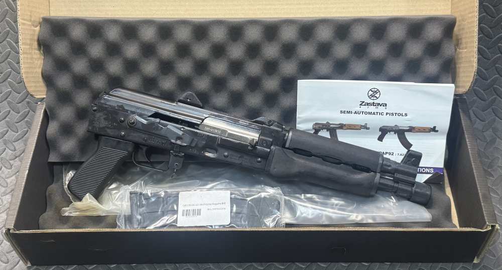 NEW Zastava ZPAP85 Pistol 5.56x45mm, Blackwood, 30rd Mag-img-0