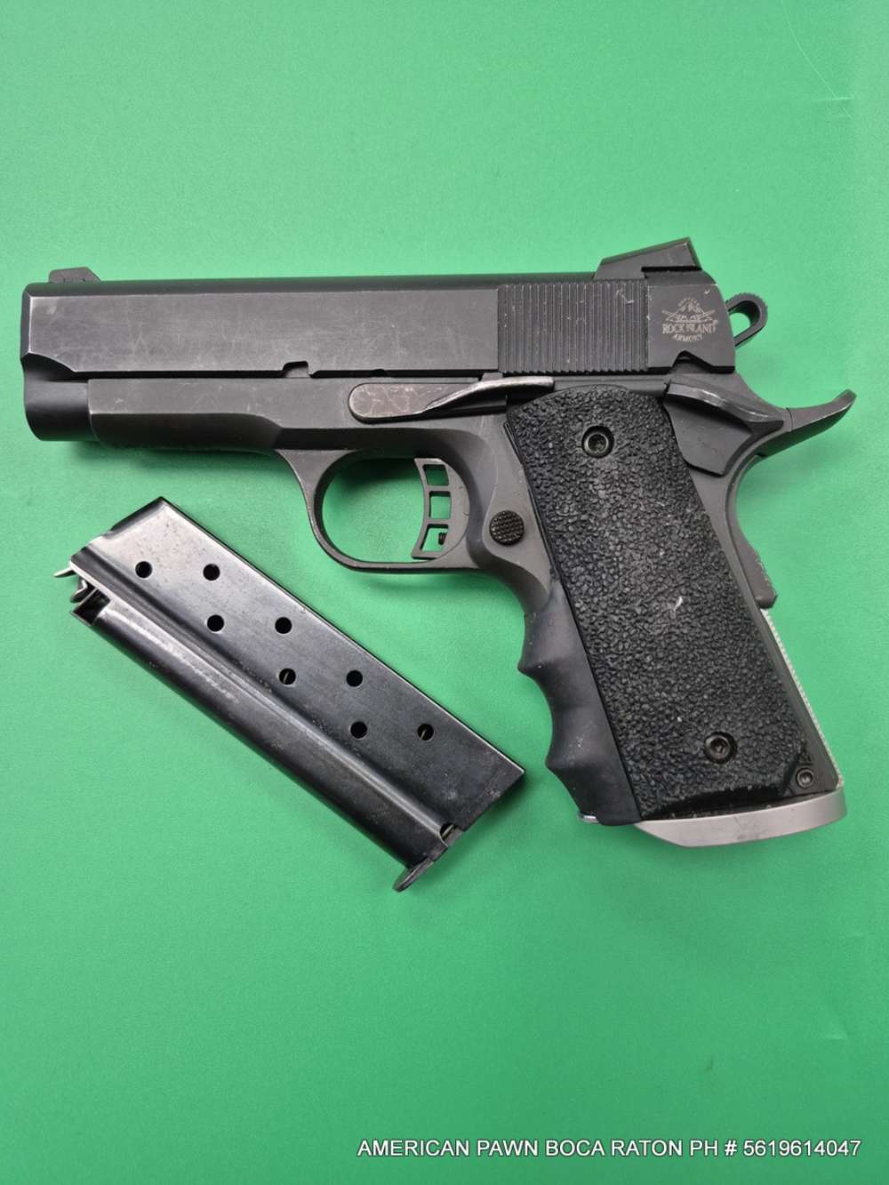 ROCK ISLAND ARMORY RIA 1911 A1-CS 9MM PISTOL  3.5" BARREL , HOLSTER, 2MG'S-img-3