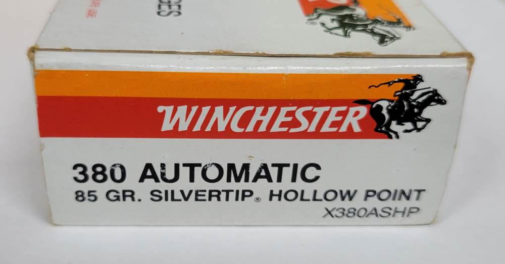 Vintage Winchester Super X silvertip 380acp 85gr hp box of 50 X380ASHP-img-1