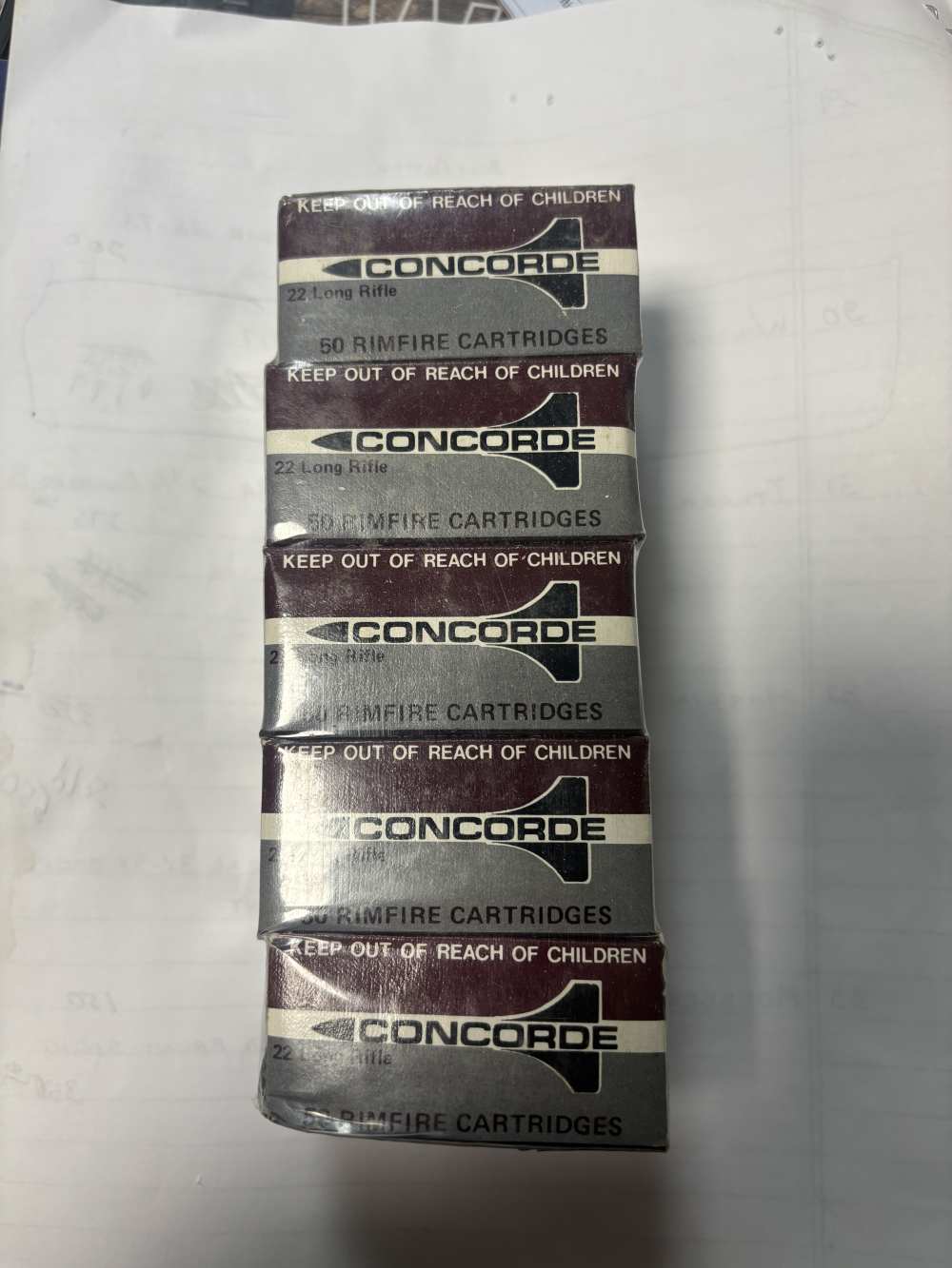 Concorde 22 lr full brick vintage-img-0