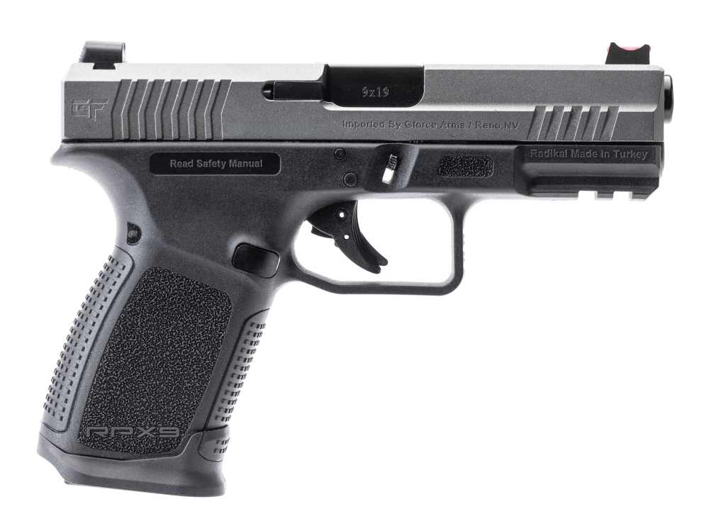 GFORCE ARMS RPX3C9 9MM 15+1 RND 4" BRL TAC GRAY SLIDE-img-0