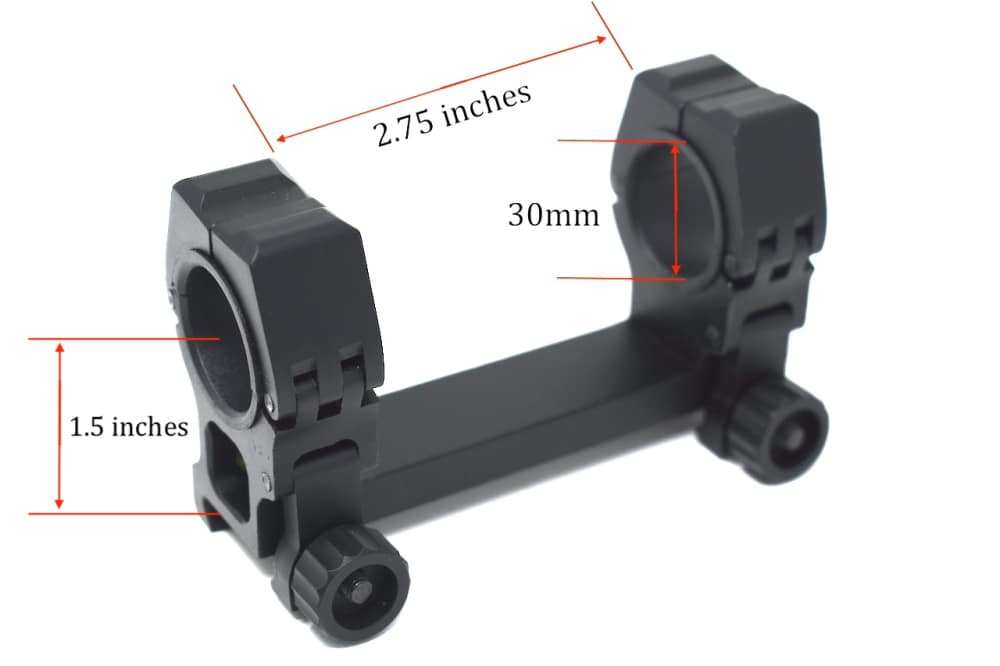 30mm scope mount high profile with bubble level fit for 20mm Picatinny rail-img-1