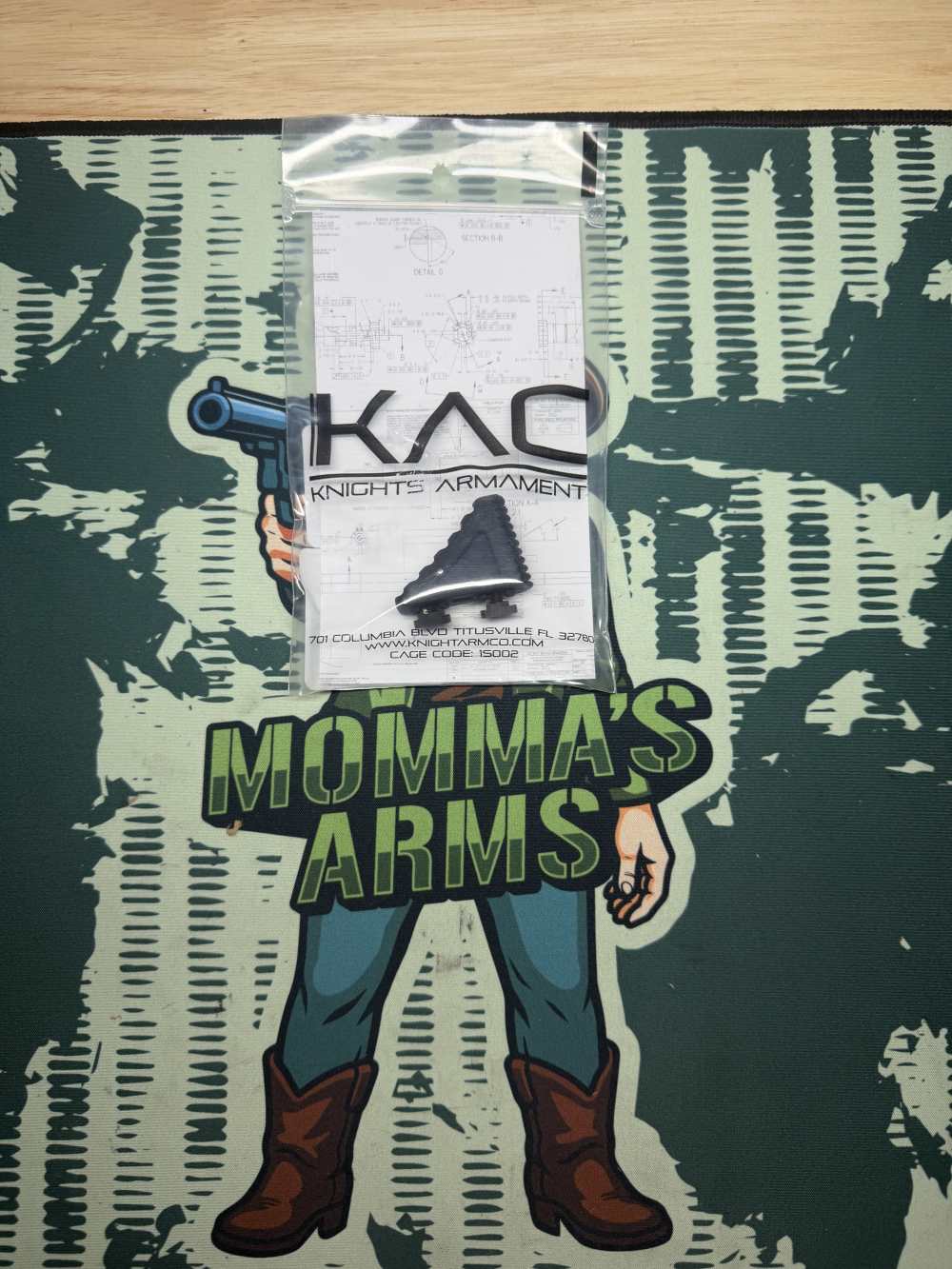 Knights Armament KAC Forward Hand Stop with Barrier Stop 113895-img-0