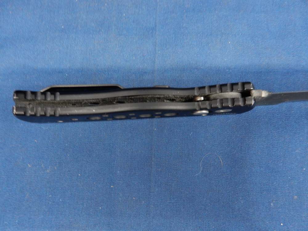 Pro-Tech TR-2 Automatic Knife Skeletonized Black Aluminum Handle Sheath-img-11