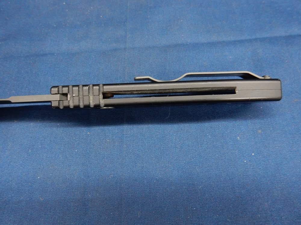 Pro-Tech TR-2 Automatic Knife Skeletonized Black Aluminum Handle Sheath-img-12
