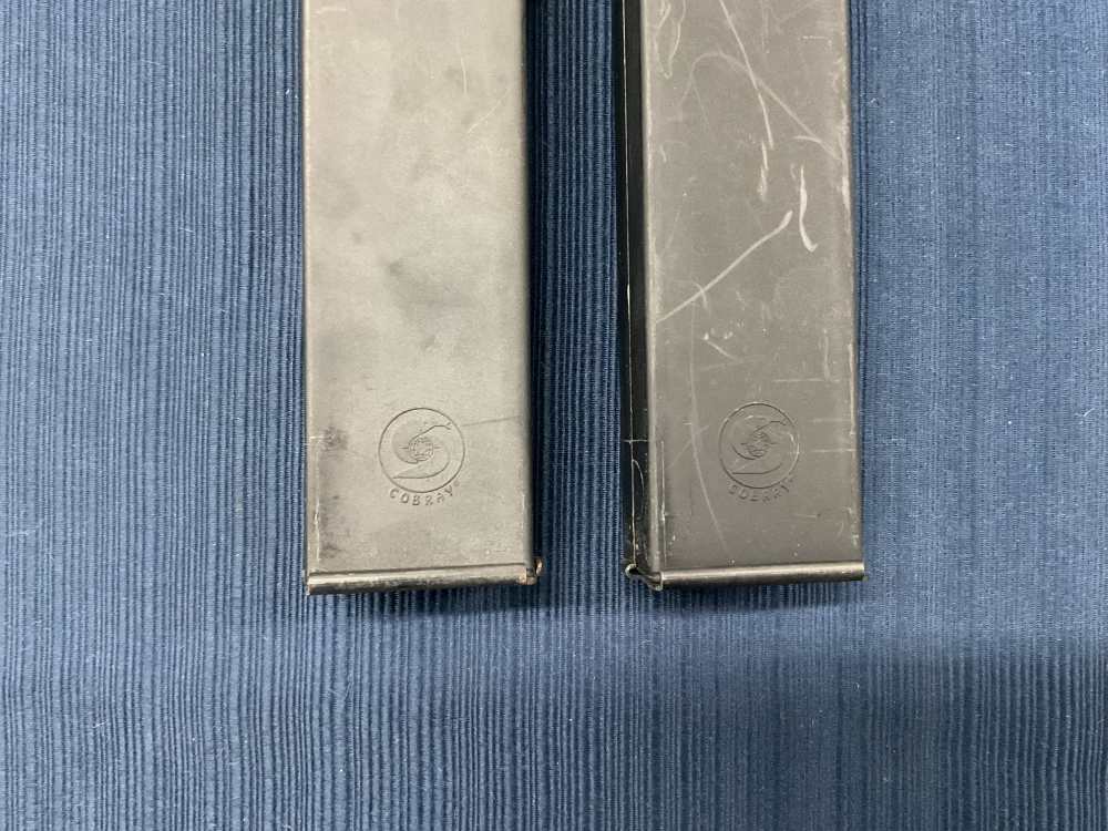 Lot of 2 Pre Ban Cobray M-11/Nine 32 Round Mags 9MM Luger Penny Auction NR-img-6