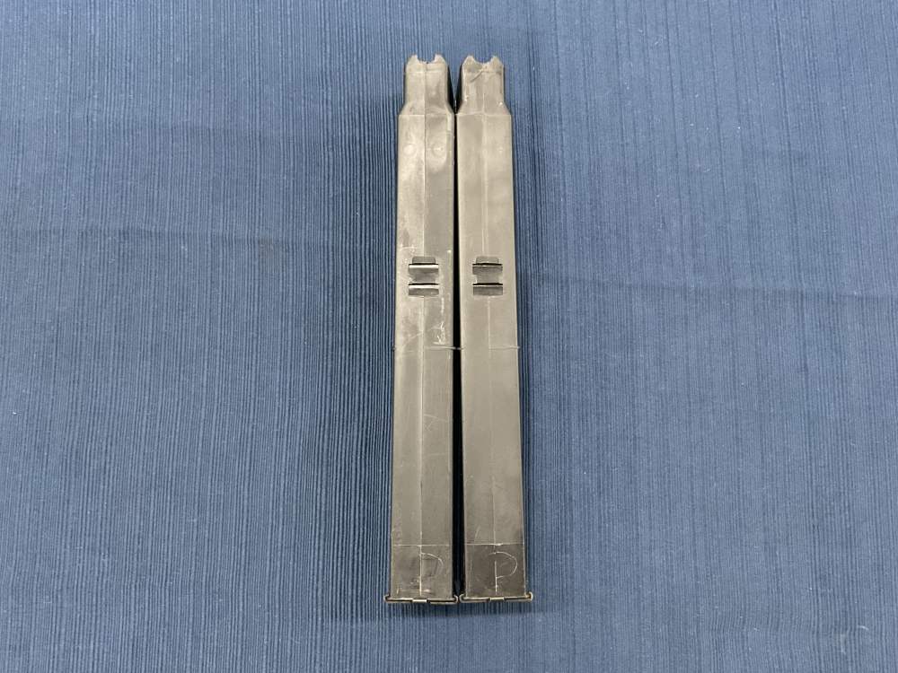 Lot of 2 Pre Ban Cobray M-11/Nine 32 Round Mags 9MM Luger Penny Auction NR-img-3