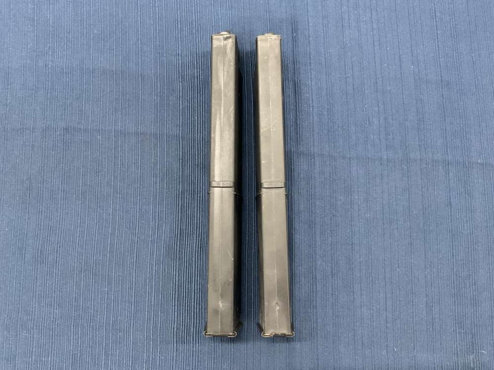 Lot of 2 Pre Ban Cobray M-11/Nine 32 Round Mags 9MM Luger Penny Auction NR-img-2