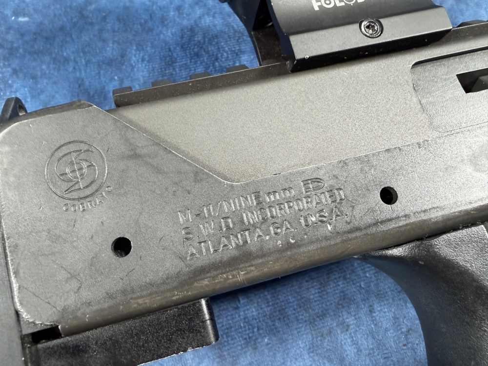 TRANSFERABLE SWD M11 Mac 9mm with three mags Holosun EFILE READY-img-3