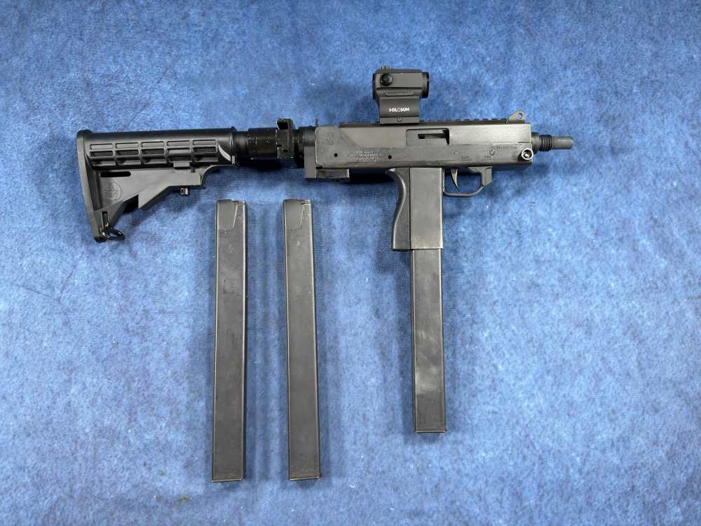 TRANSFERABLE SWD M11 Mac 9mm with three mags Holosun EFILE READY-img-0