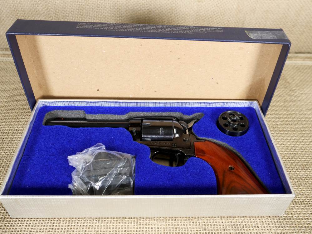 Heritage Rough Rider 4.75" 6-Rd Cocobolo .22LR/.22WMR Convertible Revolver-img-23