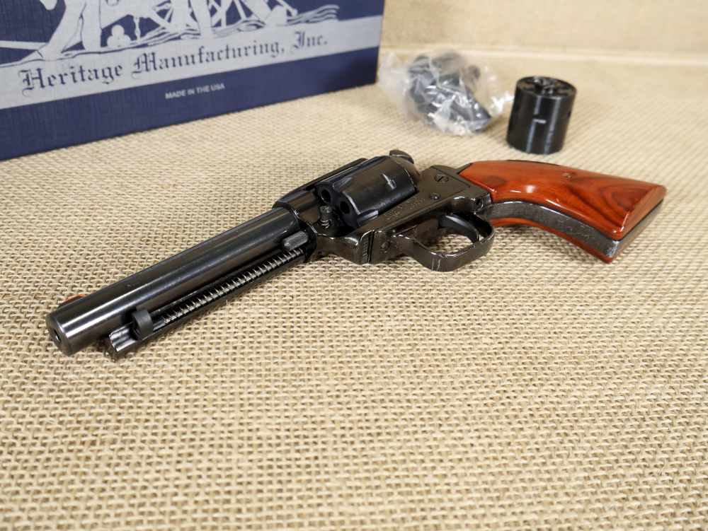 Heritage Rough Rider 4.75" 6-Rd Cocobolo .22LR/.22WMR Convertible Revolver-img-12