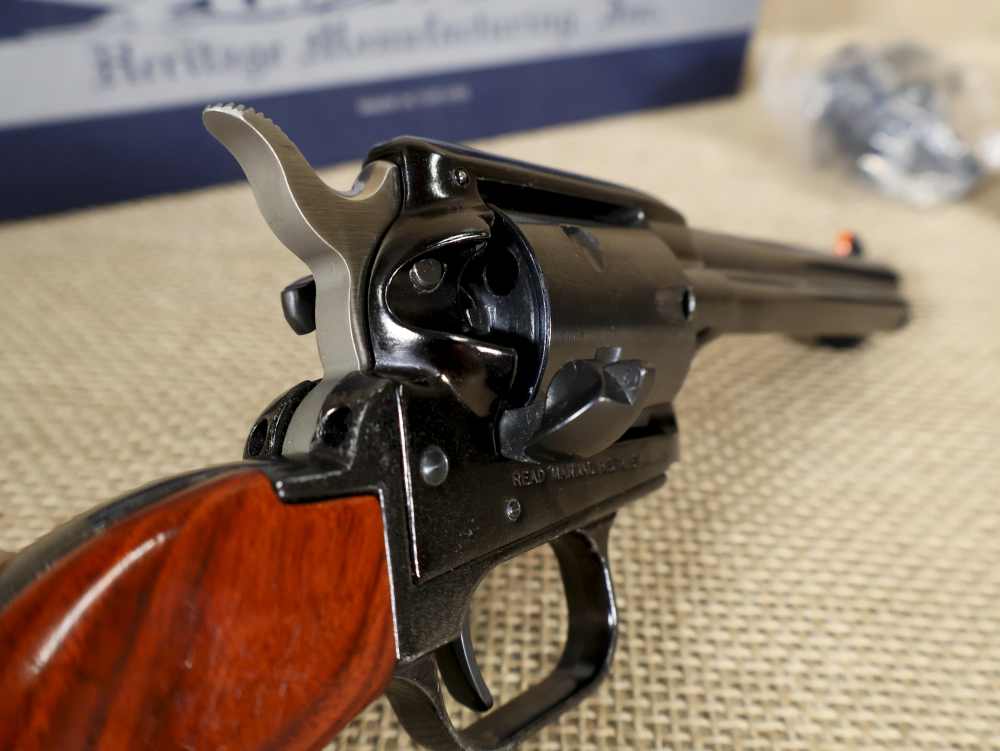Heritage Rough Rider 4.75" 6-Rd Cocobolo .22LR/.22WMR Convertible Revolver-img-17