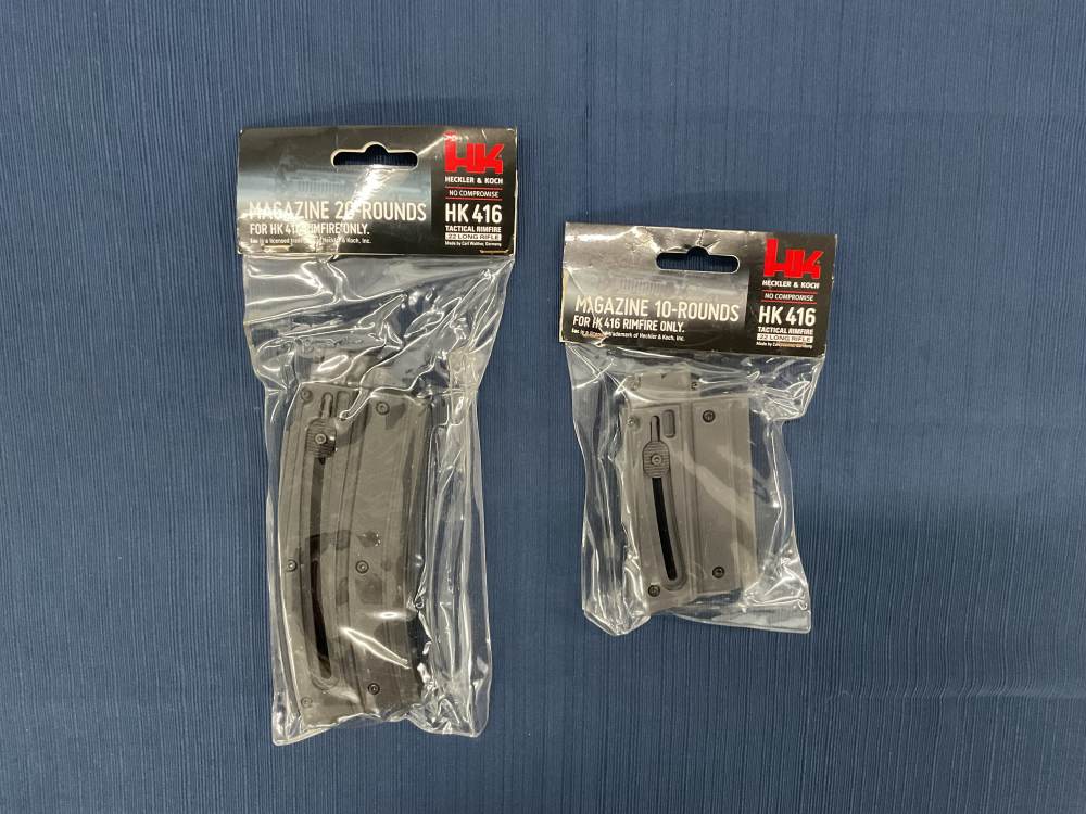 Lot of 2 Heckler & Koch H&K 416 .22 LR 20 And 10 Round Mags Penny NR 0.01-img-0