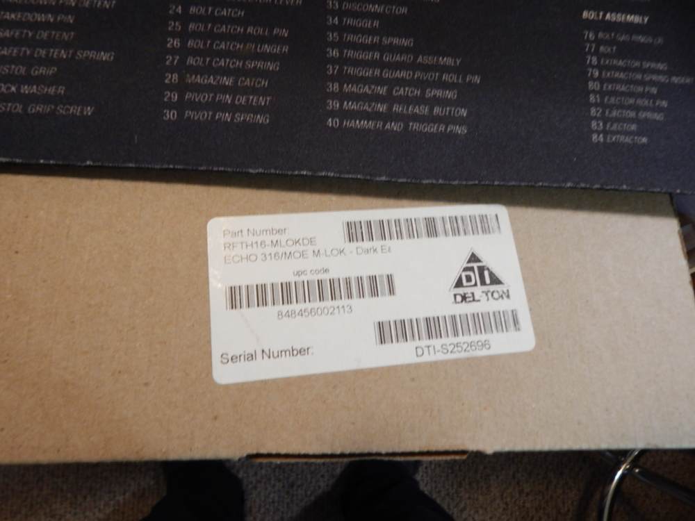 DEL-TON DTI-15 ECHO316 FDE 5.56 WITH 30RD FDE MAGPUL MAGAZINE NIB-img-3
