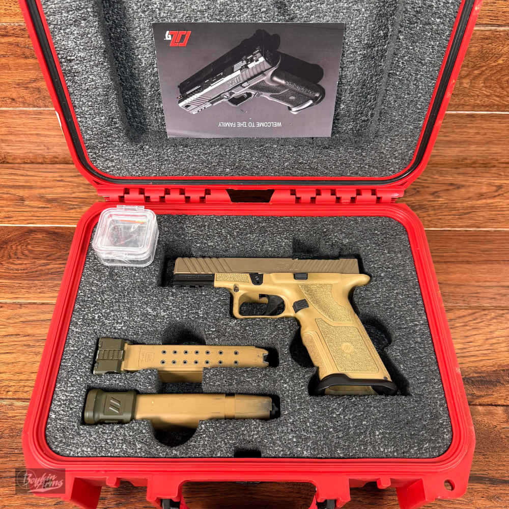 Optic Ready ZEV Technologies OZ9C Compact with Full Size X-Grip 9mm FDE -img-0