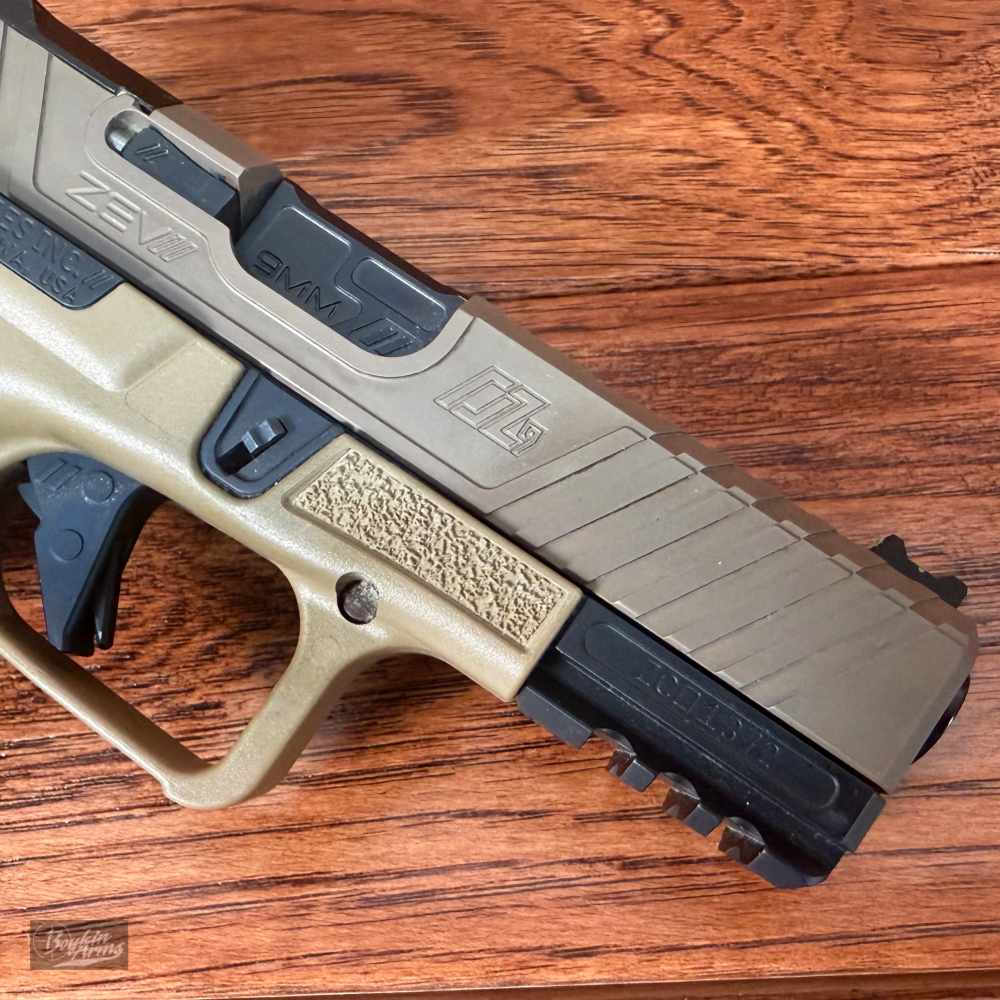 Optic Ready ZEV Technologies OZ9C Compact with Full Size X-Grip 9mm FDE -img-6